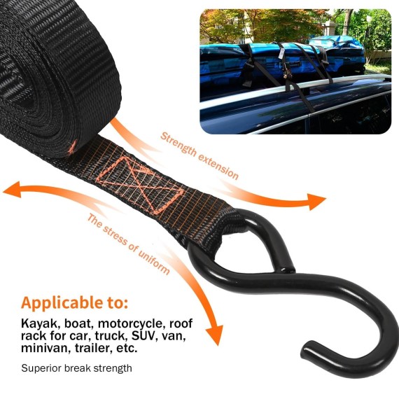 Ratchet Tie Down, Safety Tools, rathcet tie down for holding down cargo, ratchet straps, transporting equipment, steel handle.