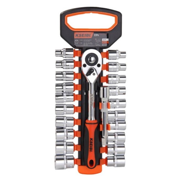 hexagon socket and ratchet set, 22pcs, sockets and wrenches, mechanic tools, car repair tools, automobile tools