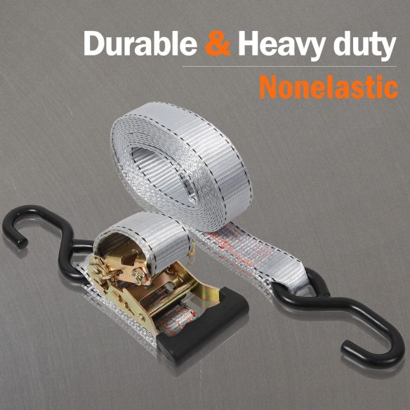 Ratchet Tie Down, Safety Tools, rathcet tie down for holding down cargo, ratchet straps, transporting equipment, steel handle.