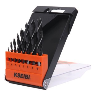 High-Quality Brad Point Drill Bits Set for Precision Drilling | KSEIBI 2