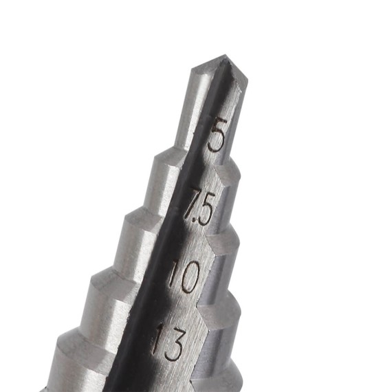 HSS Step Drill Bits/SAE, power tool accessories, HSS SAE step cone drill bits set.