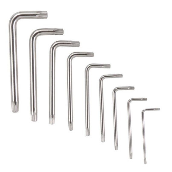 star key wrench set, short, sockets and wrenches, allen key, metric allen key, torx hex key, torx hex wrench, allen key spanner