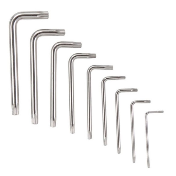 star key wrench set, short, sockets and wrenches, allen key, metric allen key, torx hex key, torx hex wrench, allen key spanner