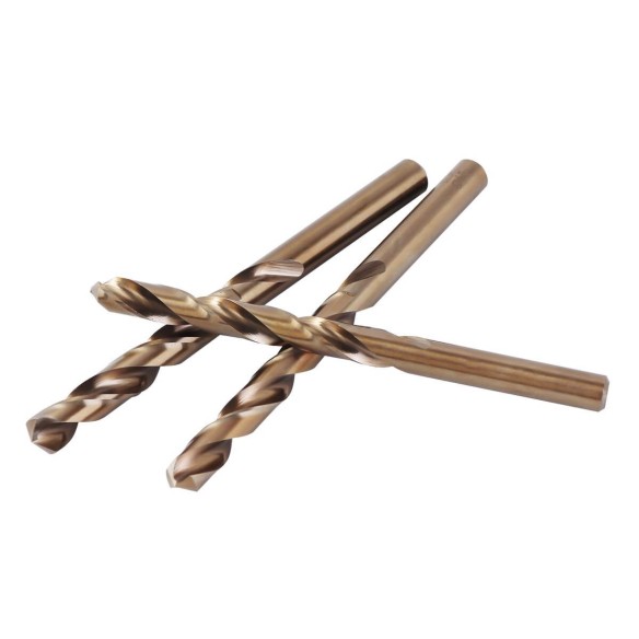 25 Pcs HSS-Co Metal Drill Bit Set In Iron Box, power tool accessories, high speed steel twist drill bit set.