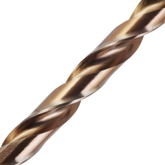 25 Pcs HSS-Co Metal Drill Bit Set In Iron Box, power tool accessories, high speed steel twist drill bit set.