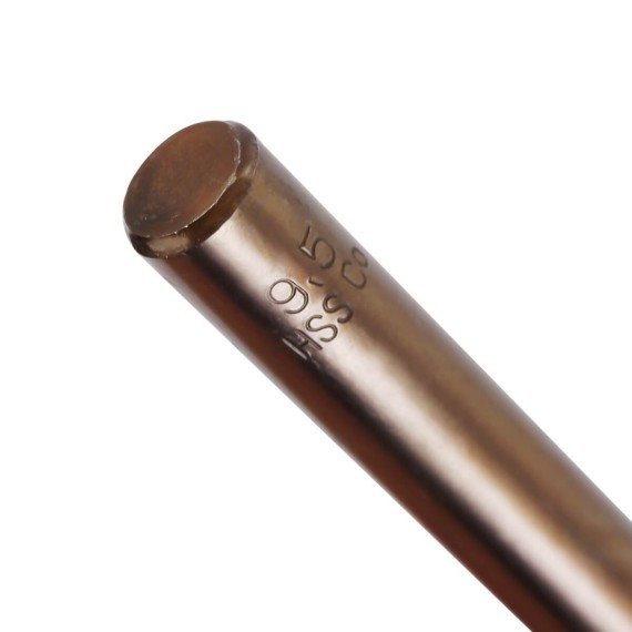 25 Pcs HSS-Co Metal Drill Bit Set In Iron Box, power tool accessories, high speed steel twist drill bit set.