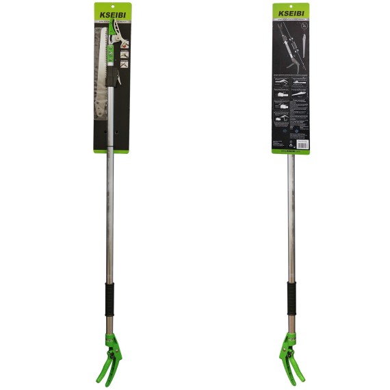 Telescopic Aluminum Long Garden Shear Cut & Hold, Gardening tools, long reach tool, telescopic pole saw