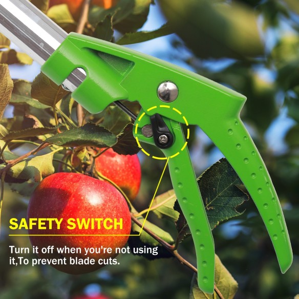 Telescopic Aluminum Long Garden Shear Cut & Hold, Gardening tools, long reach tool, telescopic pole saw