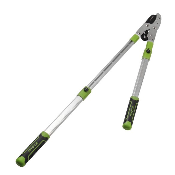 Aluminum Telescoping Lopper, Gardening tools, bypass lopper, extendable bypass lopper, pruning twigs & small branches