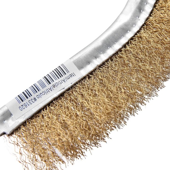 فرشاة بلاستيكية بطبقة نحاسية 10" للتنظيف الصناعي | KSEIBI