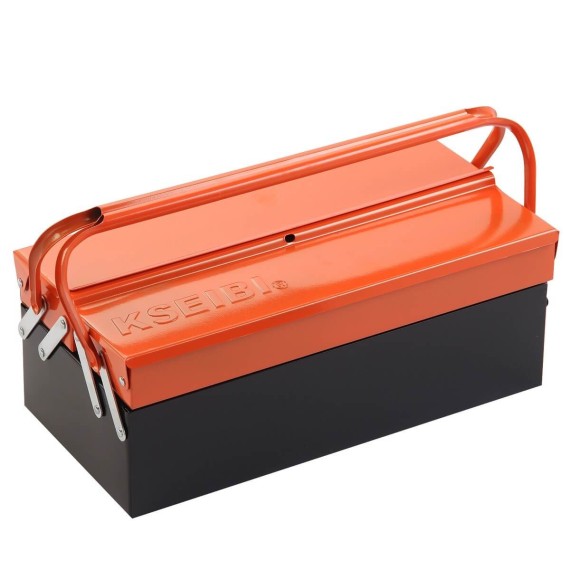 tool box 3 compartments,
 tools sets & storage, organizer, tools & workshop equipment, tool storage, metal toolbox