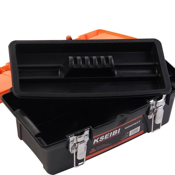 plastic tool box steel lock, tools sets & storage, 
plastic tool box, locking tool box, storing and transporting equipment