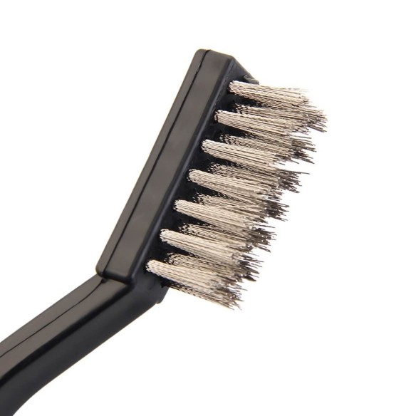 Wire Hand Brush 3-Pieces Set, Cutters & Saws Tools, brushes plastic handle for cleaning surfaces, nylon, brass, stainless steel.