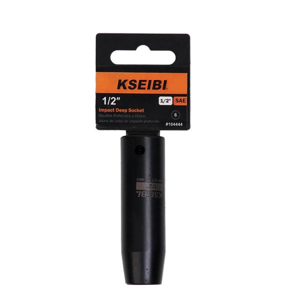 impact deep socket, 1/2 inch, metric, sockets and wrenches, hexagon socket, mechanic tools, car repair tools, automobile tools