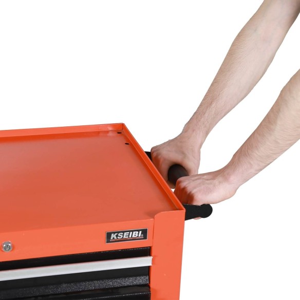 foam worktop roller cabinet 5 drawer, 
tools sets & storage, tools & workshop equipment, storing and transporting equipment