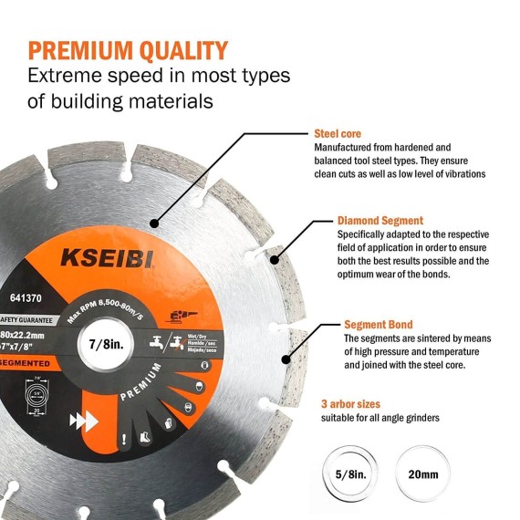hot-pressed diamond discs segmented,
power tools accessories, woodworking