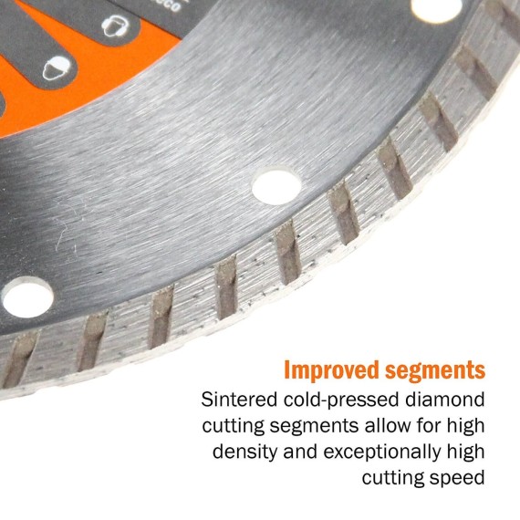 hot-pressed diamond discs wave turbo, power tools accessories