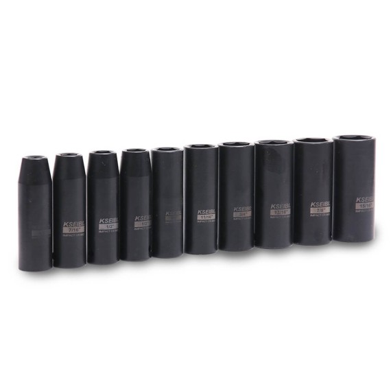 impact deep socket set,10pcs, sockets and wrenches, hexagon socket, mechanic tools, car repair tools, automobile tools