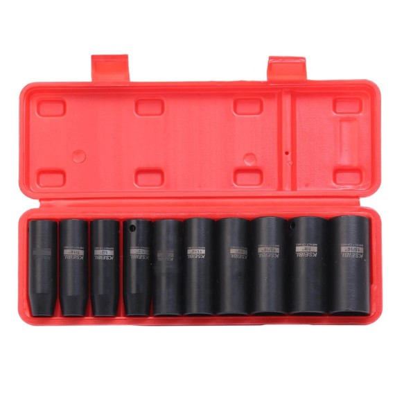 impact deep socket set,10pcs, sockets and wrenches, hexagon socket, mechanic tools, car repair tools, automobile tools