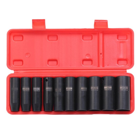 impact deep socket set,10pcs, sockets and wrenches, hexagon socket, mechanic tools, car repair tools, automobile tools