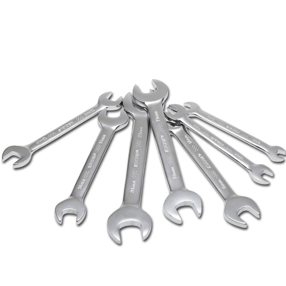 Double Open End Wrench set 8-Pc/Cloth Bag