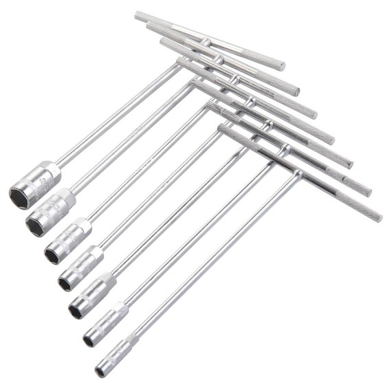 T-handle wrench, 7pcs, sockets and wrenches, mechanic tools, car repair tools, automobile tools