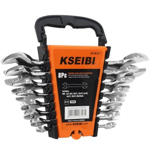 High-Quality Double Open End Wrench Set 8-Pc for Versatile Use | KSEIBI 2