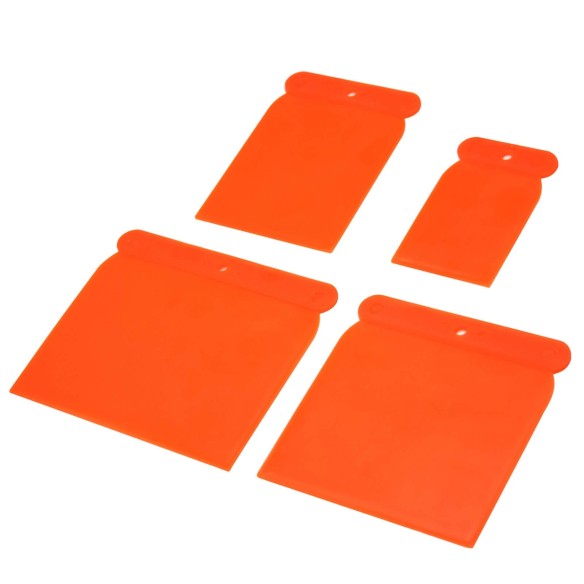 Plastic Scraper Set 4-PC,
plastic filler knife scraper set,
flexible plastic putty paint