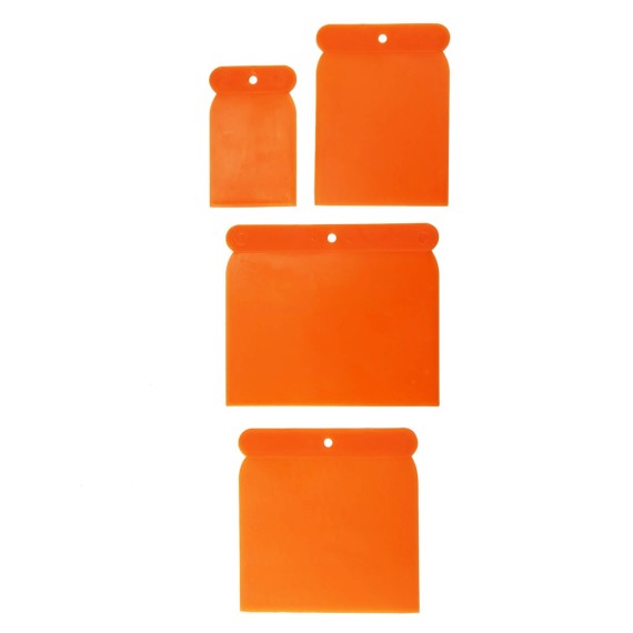 Plastic Scraper Set 4-PC,
plastic filler knife scraper set,
flexible plastic putty paint