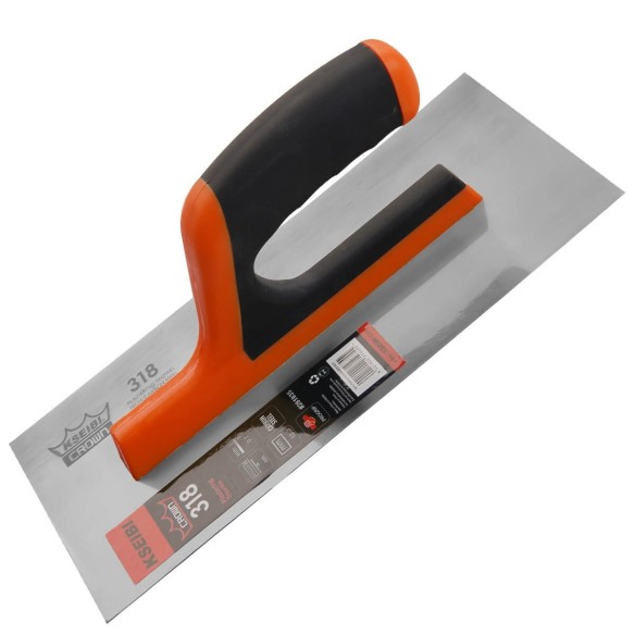 Crown Plastering Trowels PROGRIP Handle,
plastering trowels with teeth,
smooth plastering surface
