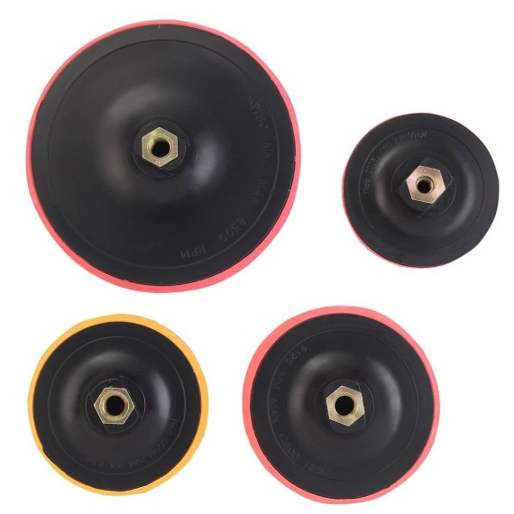 backing pads with velcro, power tools accessories, drilling machine, grinding tools