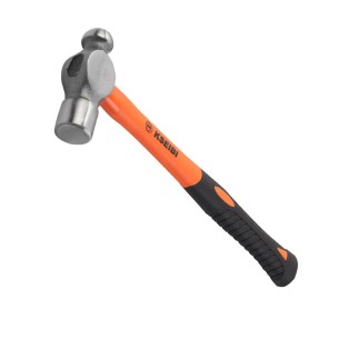 High-Quality Ball Pein Hammer with Fiberglass Handle for Precision Work | KSEIBI 2