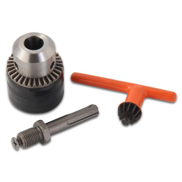 drill chuck with sds adapter & rubber key 13mm,
power tools accessories, for impact driver, rotary tools