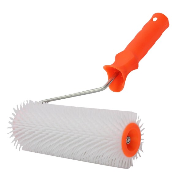Spiked Roller,
paint tool,
spreading self leveling compound