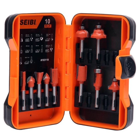 router bit set / 10-pc 1/4-inch,
power tools accessories, wood router, wood working cutter