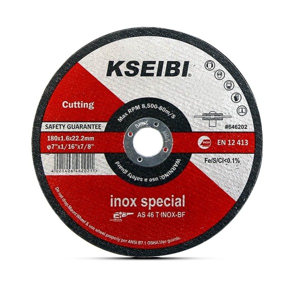 Inox cutting discs, power tools accessories, cutting wheel, cutting board.