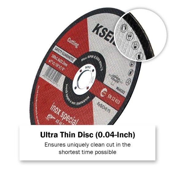 Inox cutting discs, power tools accessories, cutting wheel, cutting board.