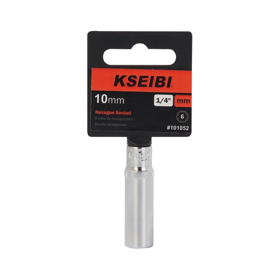 Hexagon Deep Socket 1/4, Sockets & Wrenches Tools, to reach the nut on a longer, threaded bolt, reach recessed fasteners.