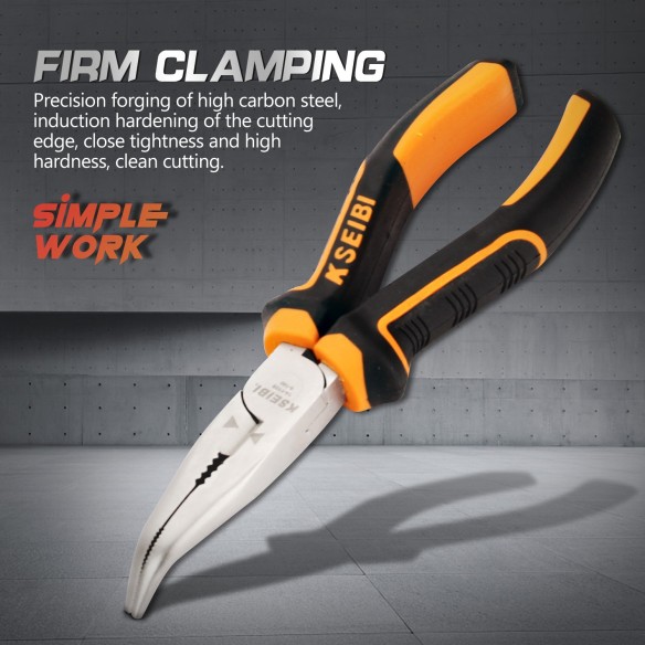 bent nose plier, hand tools and pliers, comfort grip,use for beading jobs working, cut and bend wire