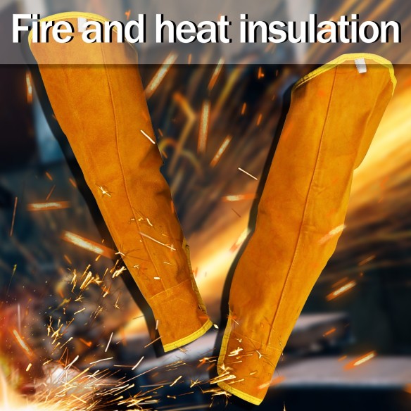 Leather Welding Sleeves, Safety Tools, arm protection from hot metal, welding sleeves.