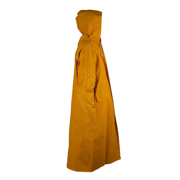 Raincoat/Yellow, Safety Tools, rain coat with head cover, pockets, heavyweight pvc.