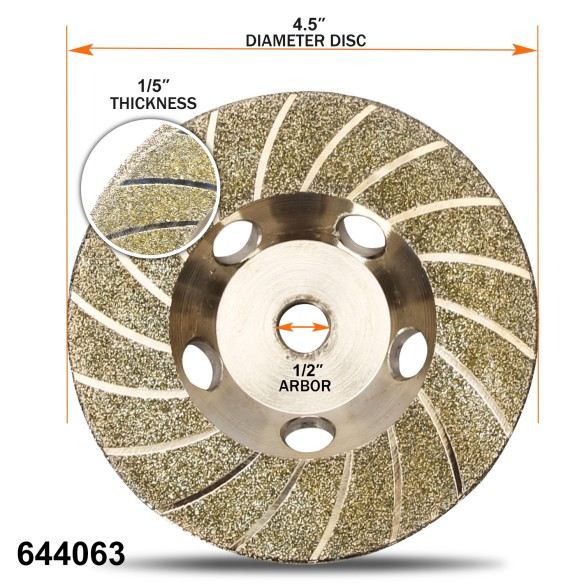electroplated diamond
 cup wheel / w flange,
power tools accessories, heavy duty, smooth grinding, for concrete and masonry