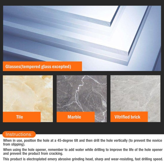 High-Quality Vacum Brazed Diamond Core Holesaw for Precise Cutting | KSEIBI