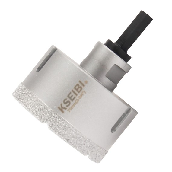 High-Quality Vacum Brazed Diamond Core Holesaw for Precise Cutting | KSEIBI