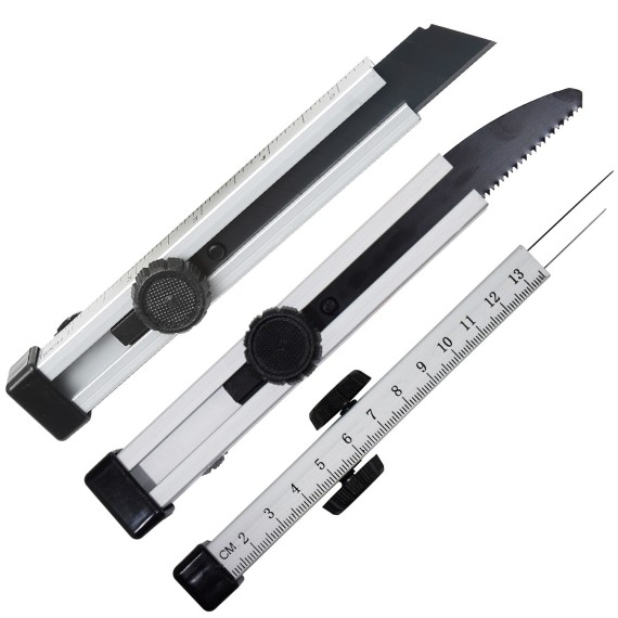 Snap-Off Aluminum Knife,
utility knife  for cutting,
heavy duty craft knife with locking mechanic