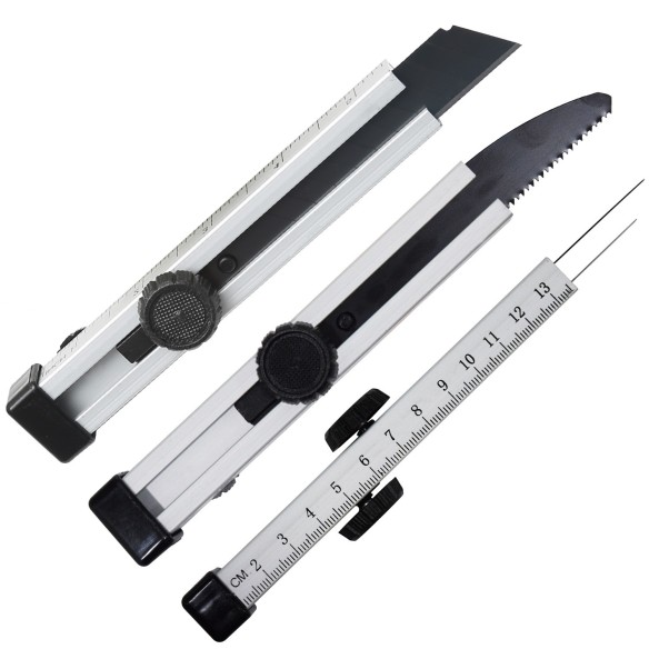 Snap-Off Aluminum Knife,
utility knife  for cutting,
heavy duty craft knife with locking mechanic