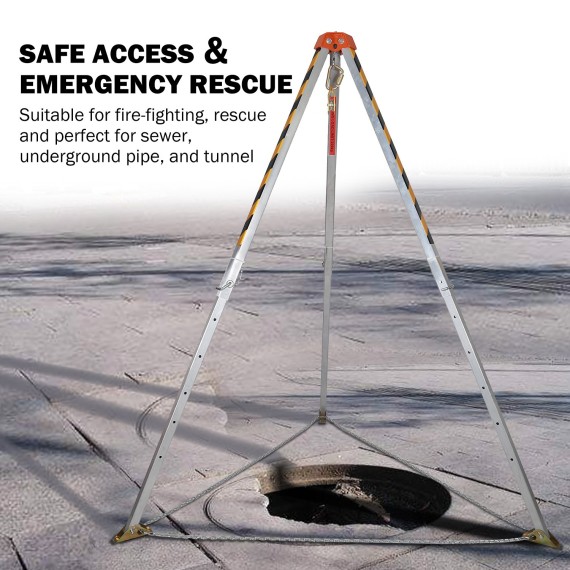 confined space tripod kit, for entry and rescue, equipments, all-in-one, requirements, safety tools