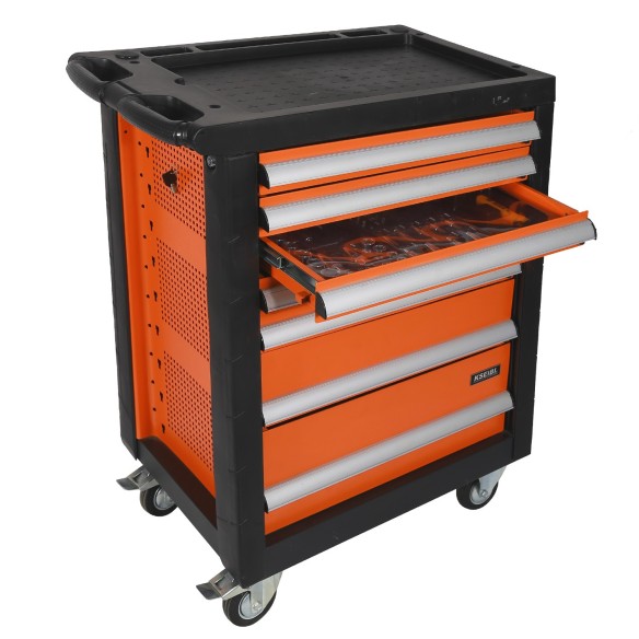 worktop roller cabinet 7 drawer, 
tools sets & storage, workshop equipment, storing and transporting, tool chest
