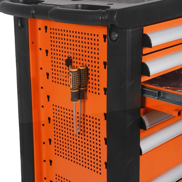 worktop roller cabinet 7 drawer, 
tools sets & storage, workshop equipment, storing and transporting, tool chest