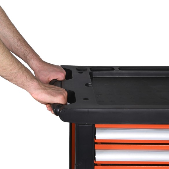 worktop roller cabinet 7 drawer, 
tools sets & storage, workshop equipment, storing and transporting, tool chest